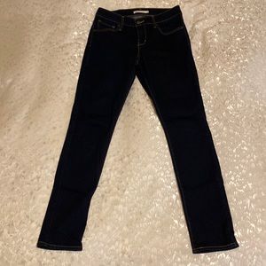 Levi’s 721 High Rise Skinny Dark Wash Jeans